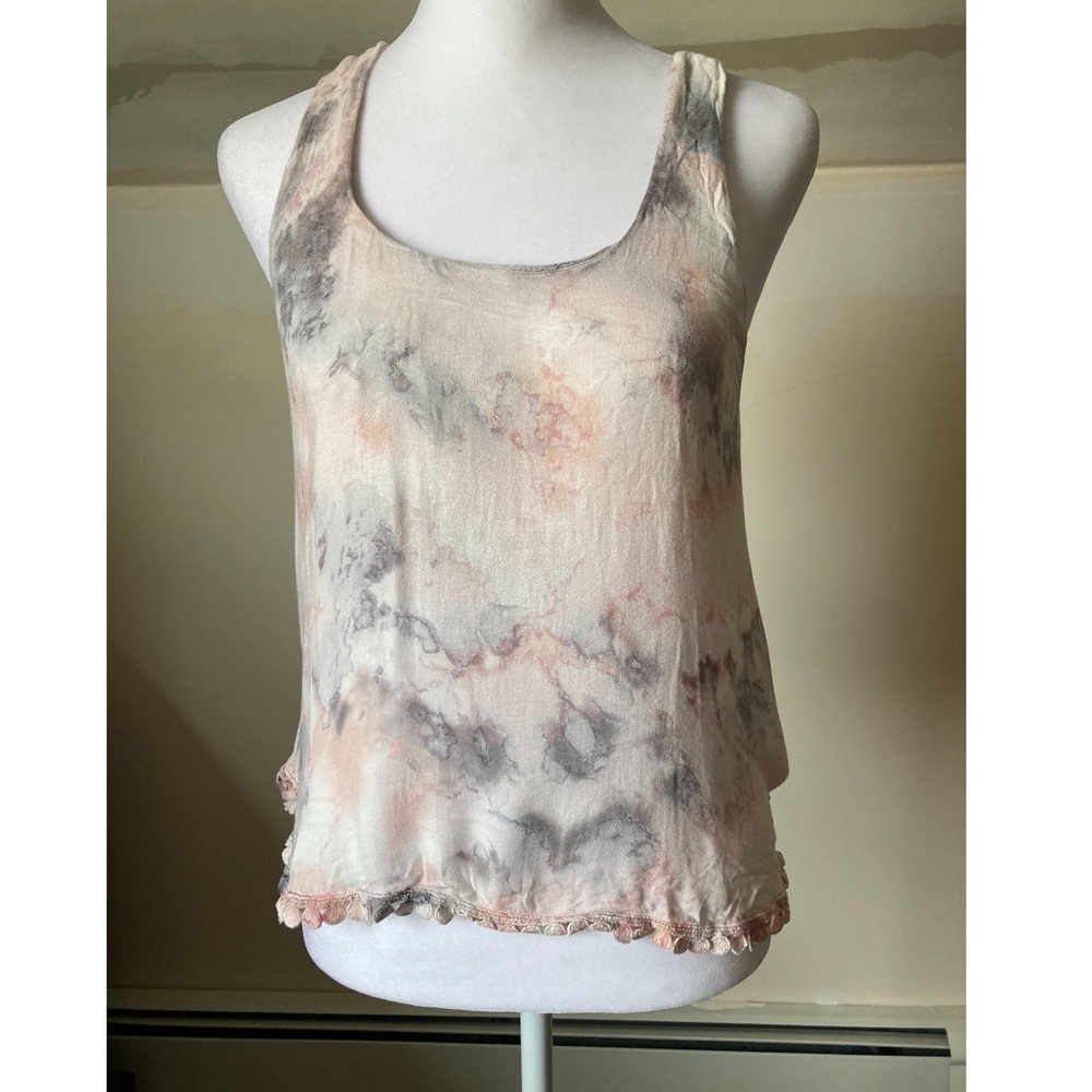 Young fabulous & broke tie dye tank top size Medium